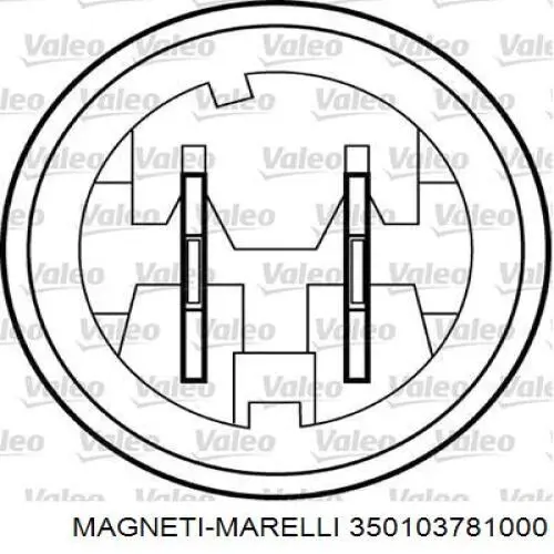 Стеклоподъемник передней двери Magneti Marelli 350103781000
