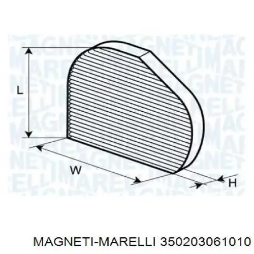 Фильтр салона Magneti Marelli 350203061010