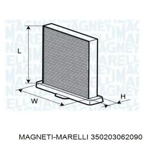 Фильтр салона 350203062090 Magneti Marelli