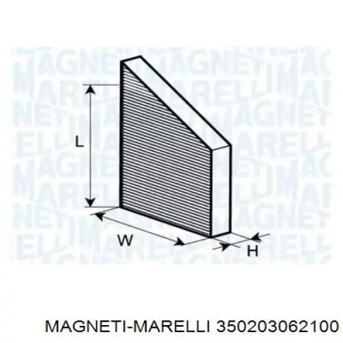 350203062100 Magneti Marelli фильтр салона