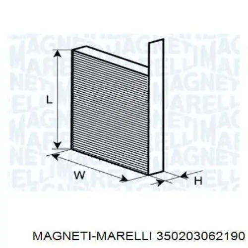 Фильтр салона Magneti Marelli 350203062190