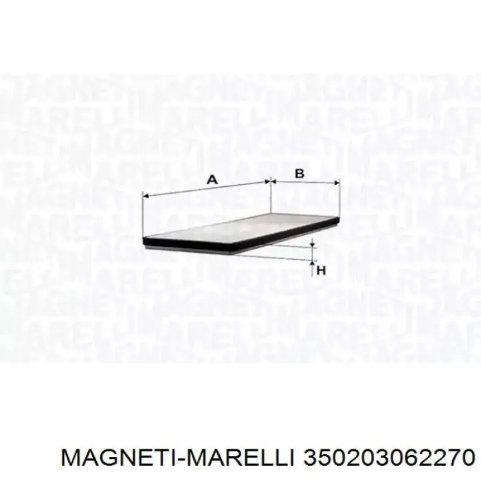 Фильтр салона 350203062270 Magneti Marelli