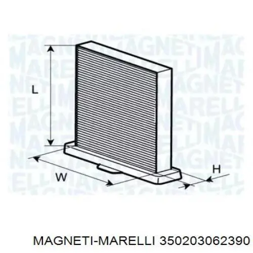 Фильтр салона 350203062390 Magneti Marelli