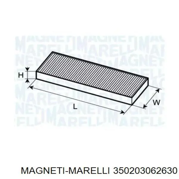 Фильтр салона 350203062630 Magneti Marelli