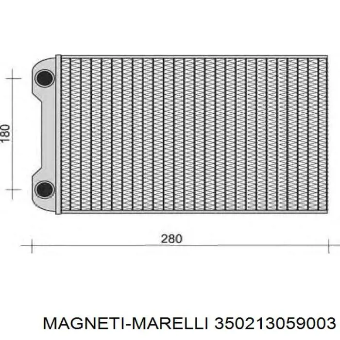 350213059003 Magneti Marelli радиатор печки