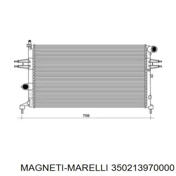 350213970000 Magneti Marelli радиатор