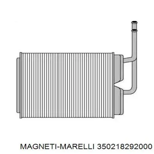 Радиатор печки 7701053868 Renault (RVI)