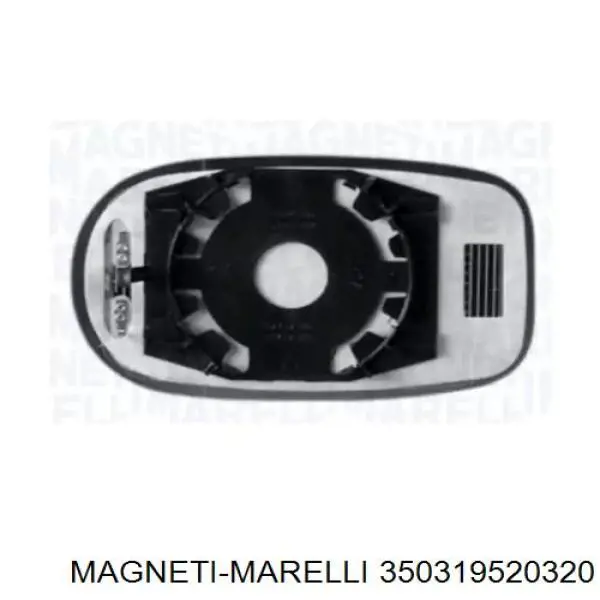Зеркальный элемент зеркала заднего вида левого на Alfa Romeo 166 936