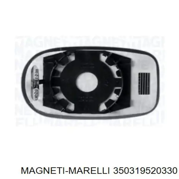 Зеркальный элемент зеркала заднего вида правого на Alfa Romeo 166 936