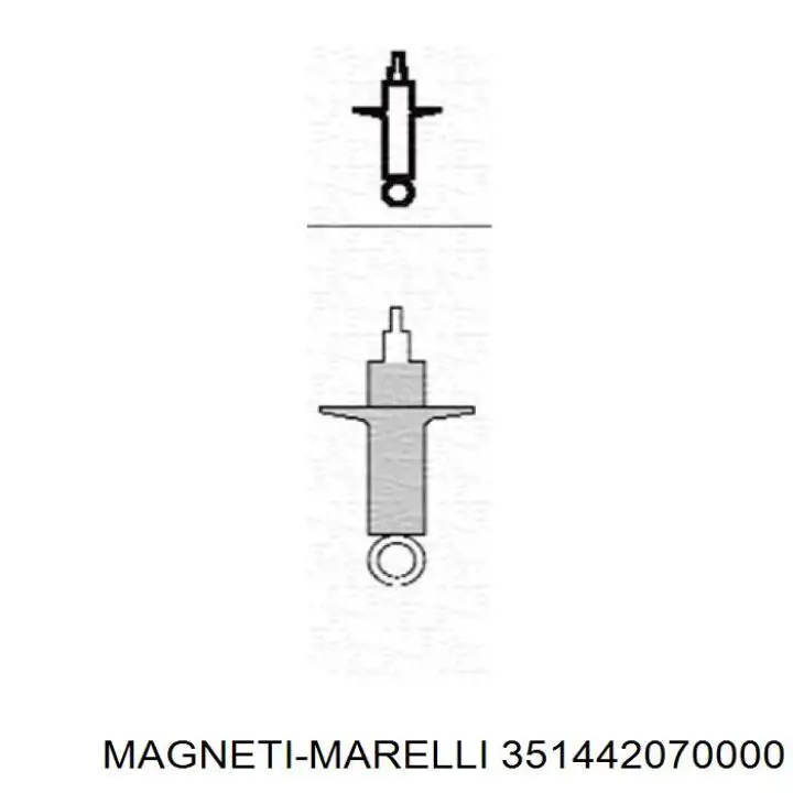 Амортизатор задний 351442070000 Magneti Marelli