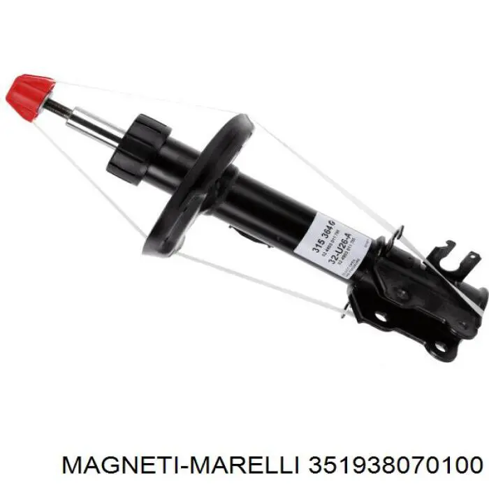 Купить 351938070100 Magneti Marelli Амортизатор подвески передний правый