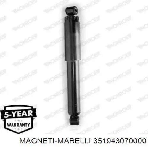 Amortiguador trasero 351943070000 Magneti Marelli