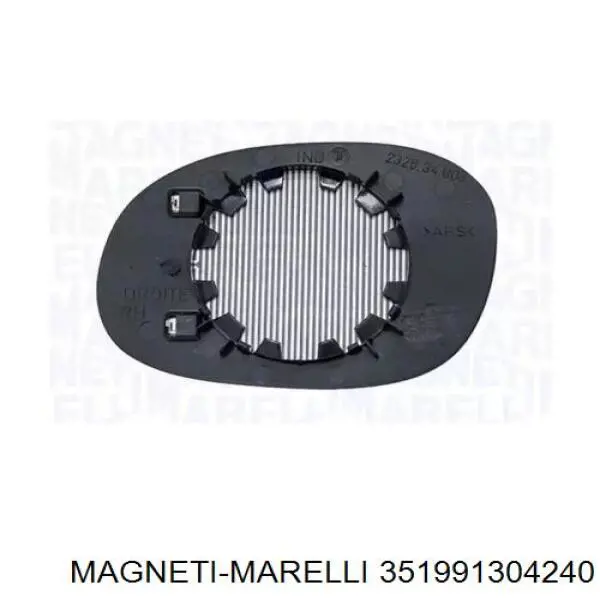 Зеркальный элемент зеркала заднего вида правого 351991304240 Magneti Marelli