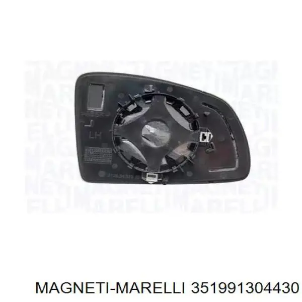 351991304430 Magneti Marelli elemento espelhado do espelho de retrovisão esquerdo