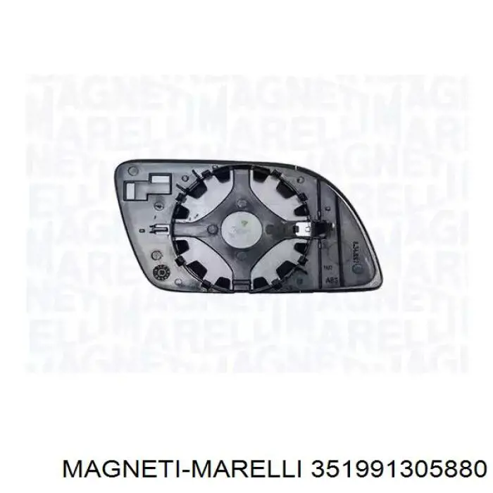 351991305880 Magneti Marelli зеркальный элемент зеркала заднего вида правого