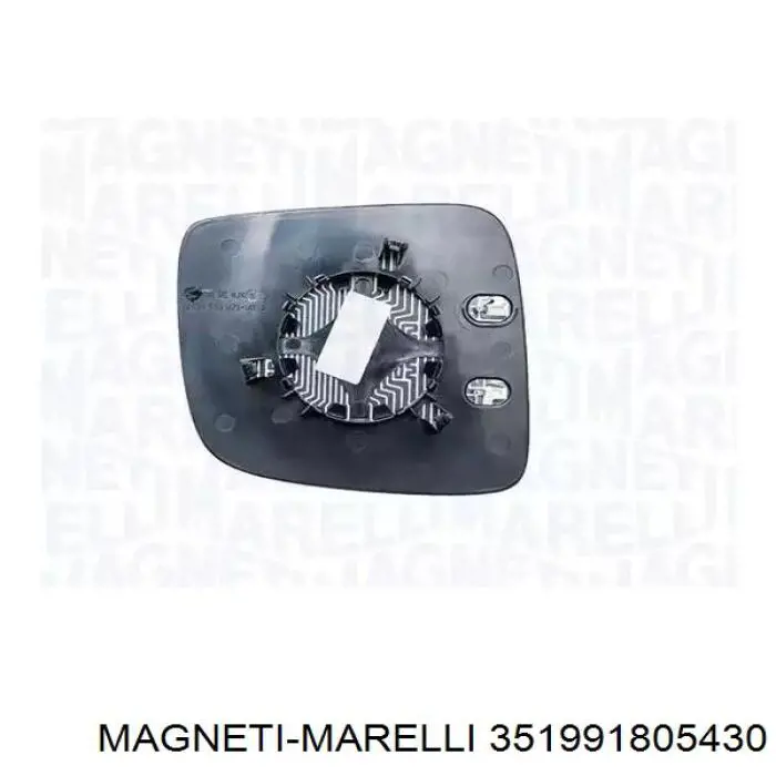 351991805430 Magneti Marelli зеркальный элемент зеркала заднего вида левого