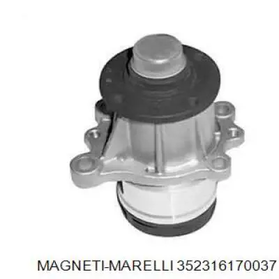 Bomba de agua, adicional eléctrico 352316170037 Magneti Marelli