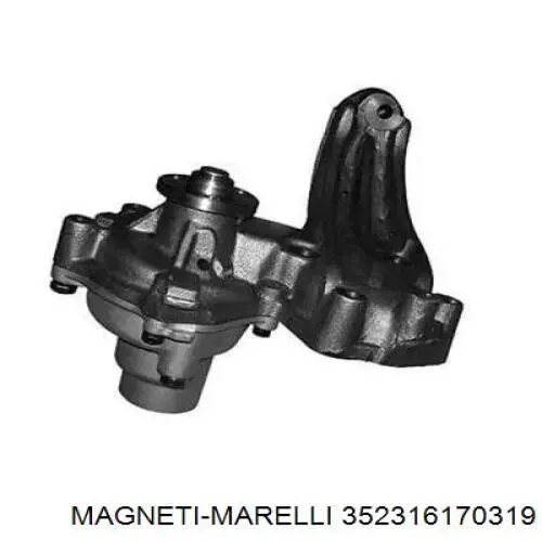 352316170319 Magneti Marelli помпа водяная (насос охлаждения, в сборе с корпусом)