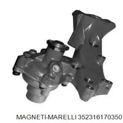 352316170350 Magneti Marelli помпа водяная (насос охлаждения, в сборе с корпусом)