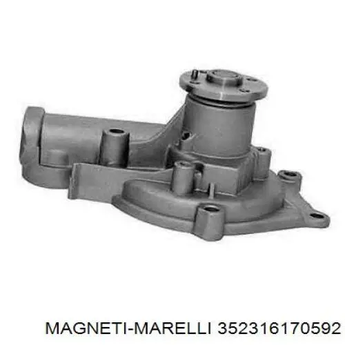 Помпа охлаждения Magneti Marelli 352316170592 цена, от 28.93 USD