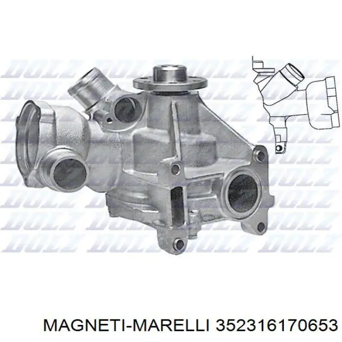 Помпа охлаждения Ford 2007948 цена, от 47.56 USD