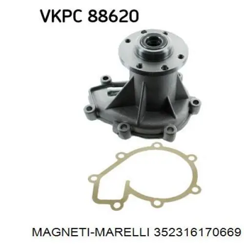 Купить 352316170669 Magneti Marelli Насос охлаждения