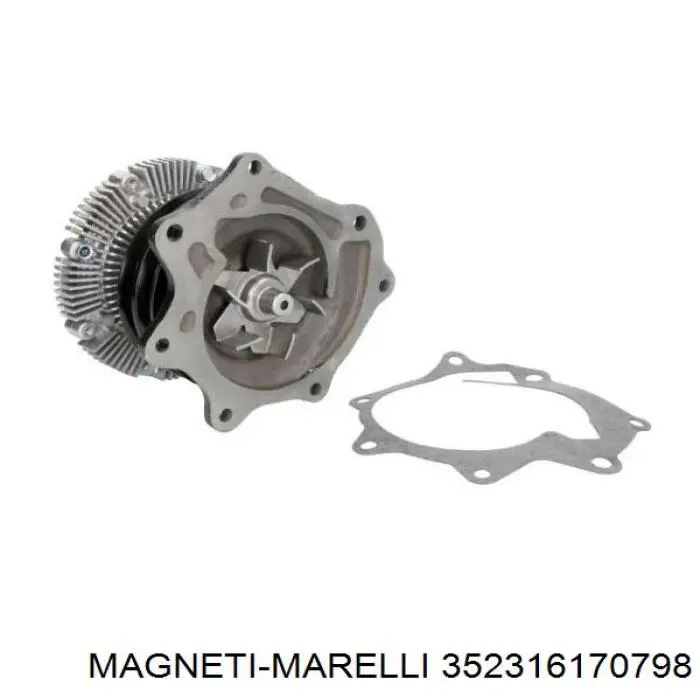 Помпа охлаждения Magneti Marelli 352316170798 цена, от 87.86 USD