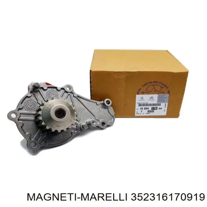 Помпа охлаждения Magneti Marelli 352316170919 цена, от 29.49 USD