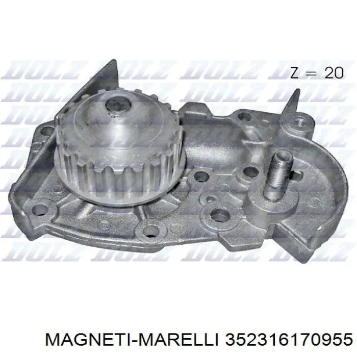 Купить 352316170955 Magneti Marelli Насос охлаждения