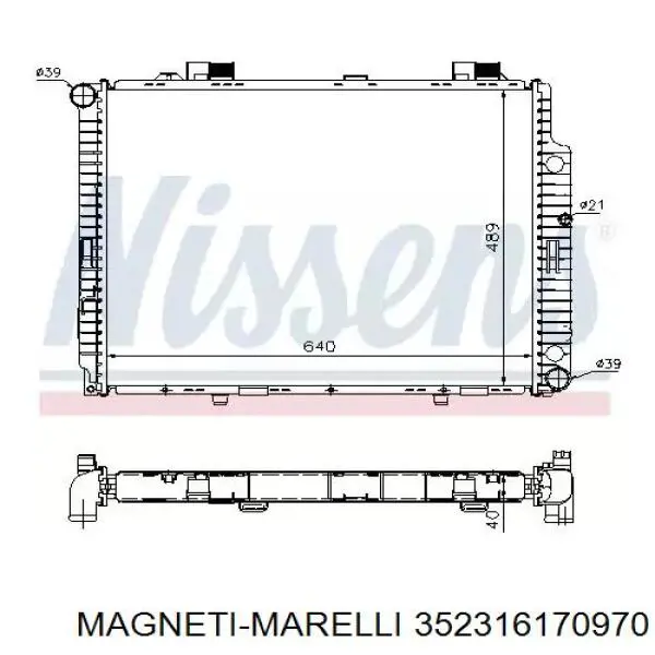 Помпа 352316170970 Magneti Marelli