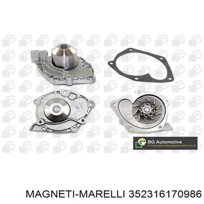 Купить 352316170986 Magneti Marelli Насос охлаждения