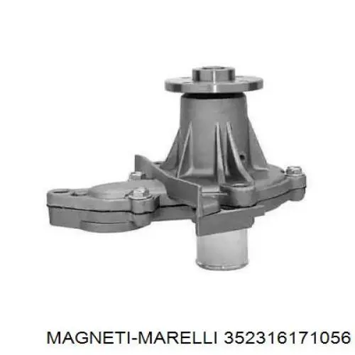 352316171056 Magneti Marelli помпа водяная (насос охлаждения, в сборе с корпусом)