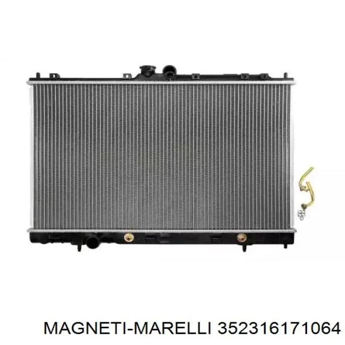 Купить 352316171064 Magneti Marelli Помпа водяная (насос) охлаждения, в сборе с корпусом