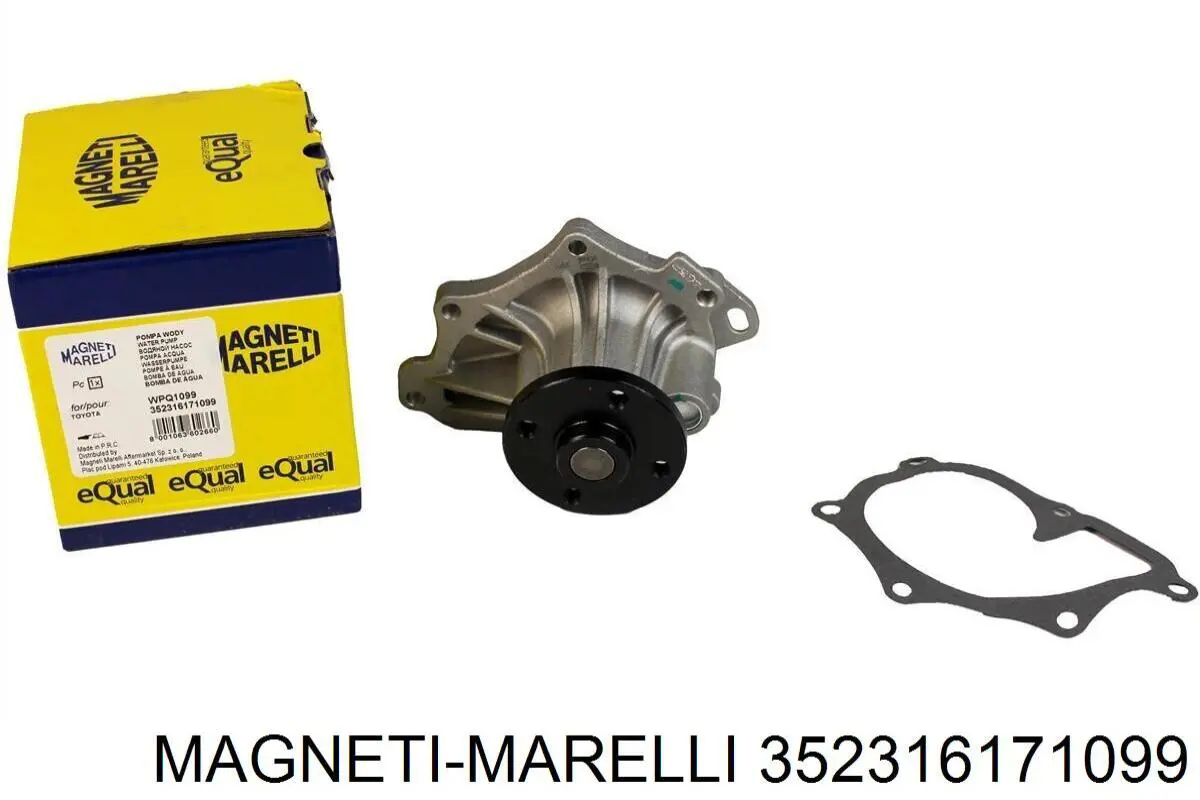 Bomba de agua 352316171099 Magneti Marelli