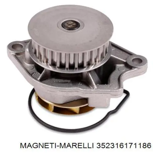 Помпа охлаждения Magneti Marelli 352316171186 цена, от 28.68 USD