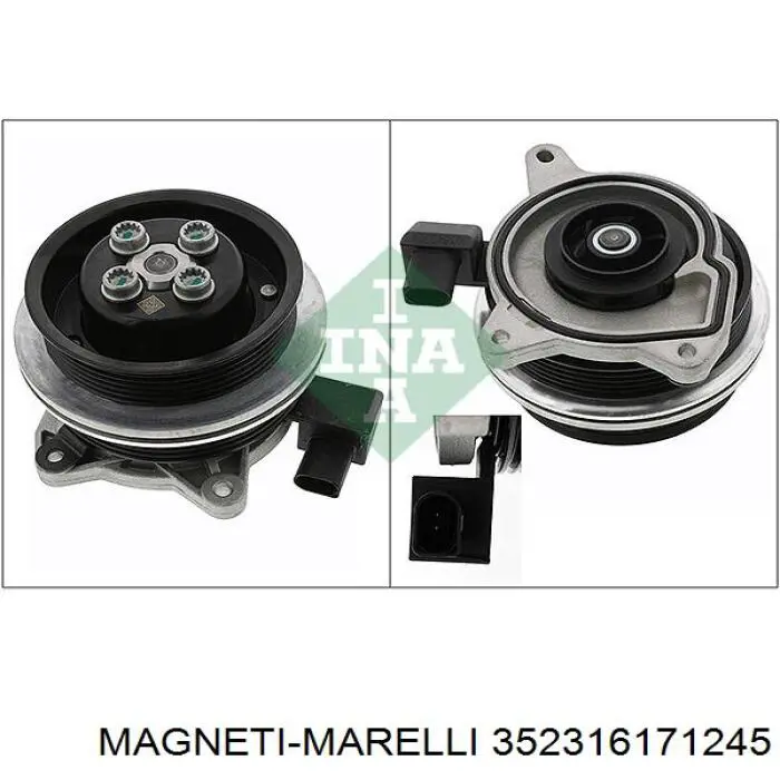 352316171245 Magneti Marelli bomba de água (bomba de esfriamento)