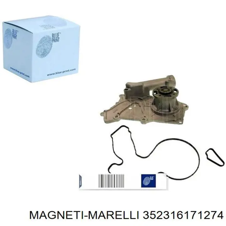 Помпа охлаждения Magneti Marelli 352316171274 цена, от 55.95 USD
