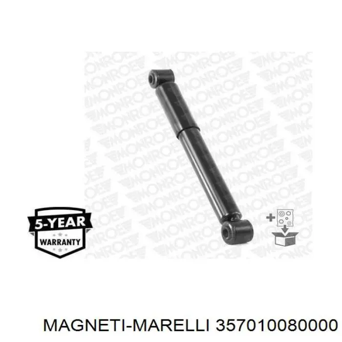 Amortiguador trasero 357010080000 Magneti Marelli