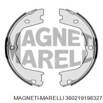 Задние барабанные колодки 360219198327 Magneti Marelli