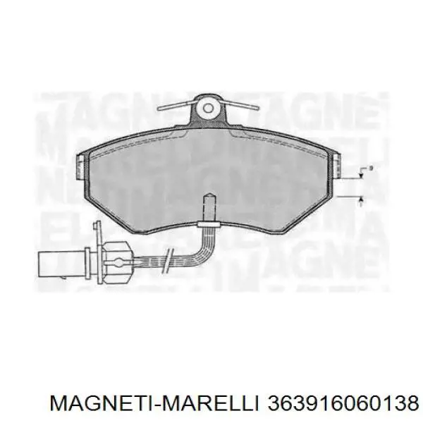 Sapatas do freio dianteiras de disco para Seat Exeo ST 3R5