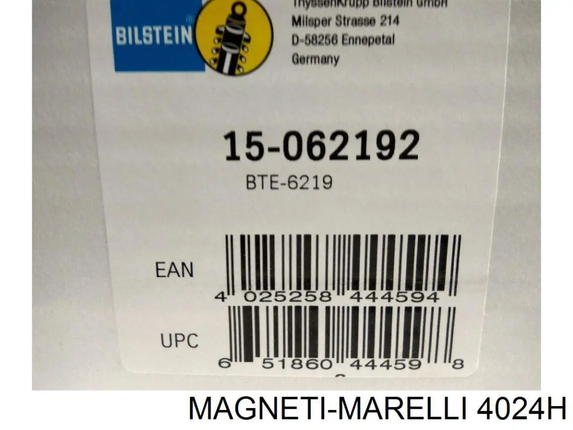 Amortiguador delantero 4024H Magneti Marelli