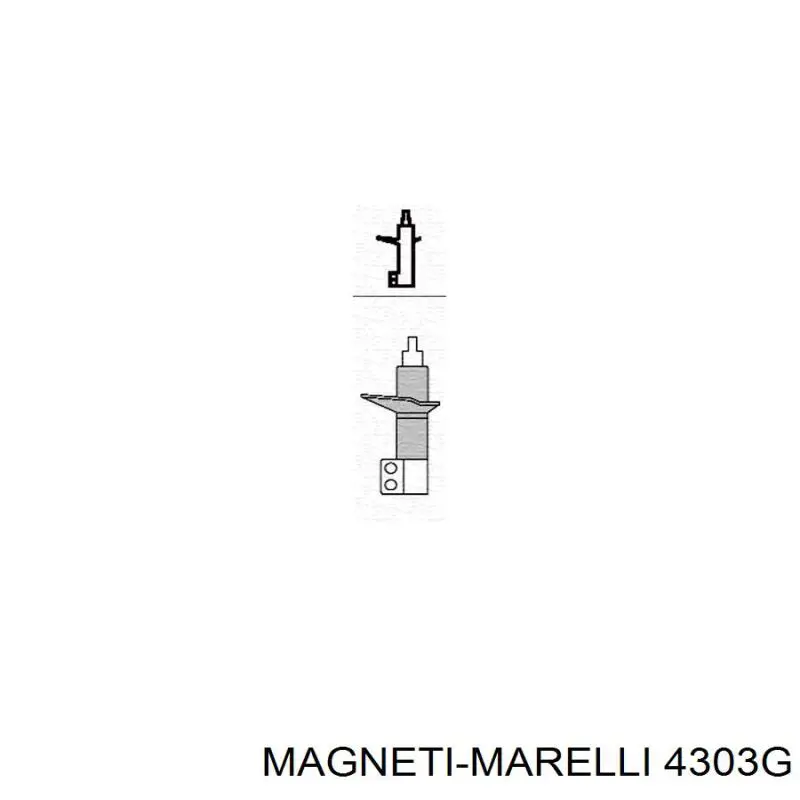 4303G Magneti Marelli амортизатор передний
