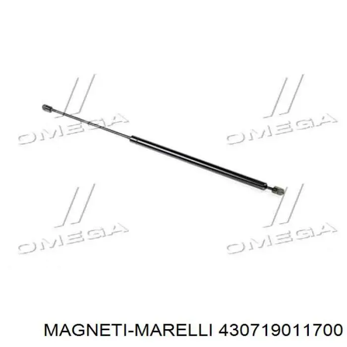 430719011700 Magneti Marelli amortecedor de tampa de porta-malas (de 3ª/5ª porta traseira)