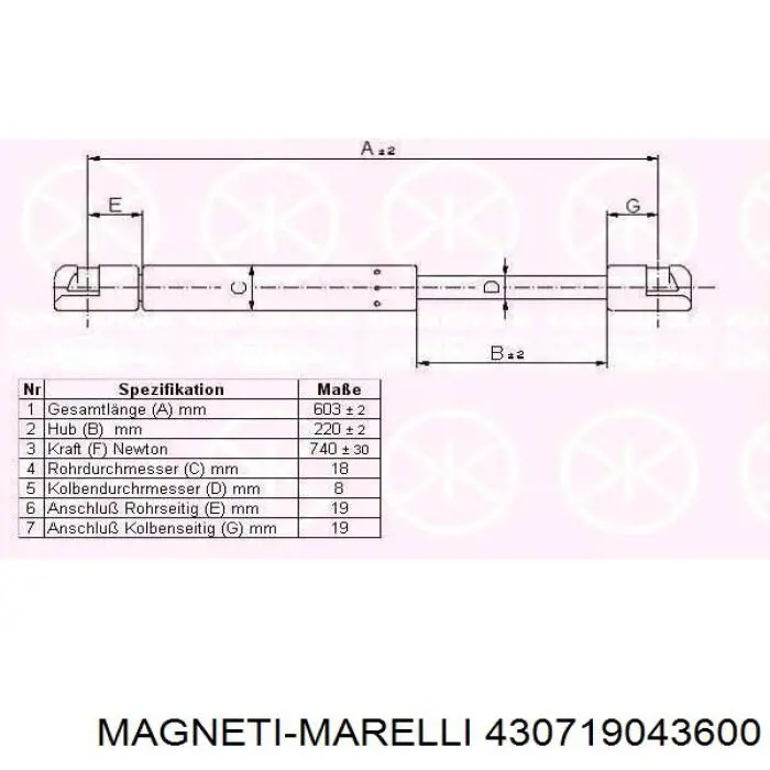 Купить 121596 Maxgear Амортизатор двери багажника