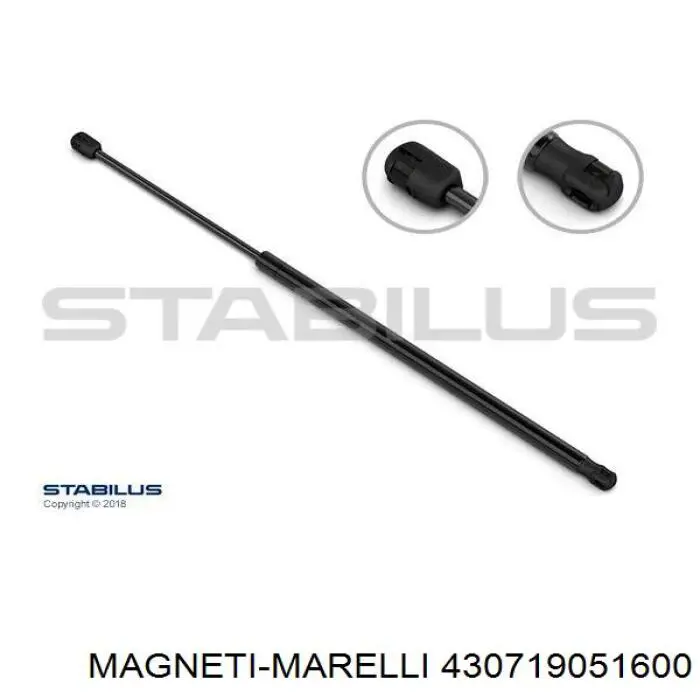 Амортизатор задней двери Magneti Marelli 430719051600 цена, от 20.00 USD