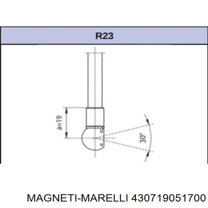 Амортизатор задней двери Magneti Marelli 430719051700 цена, от 16.97 USD