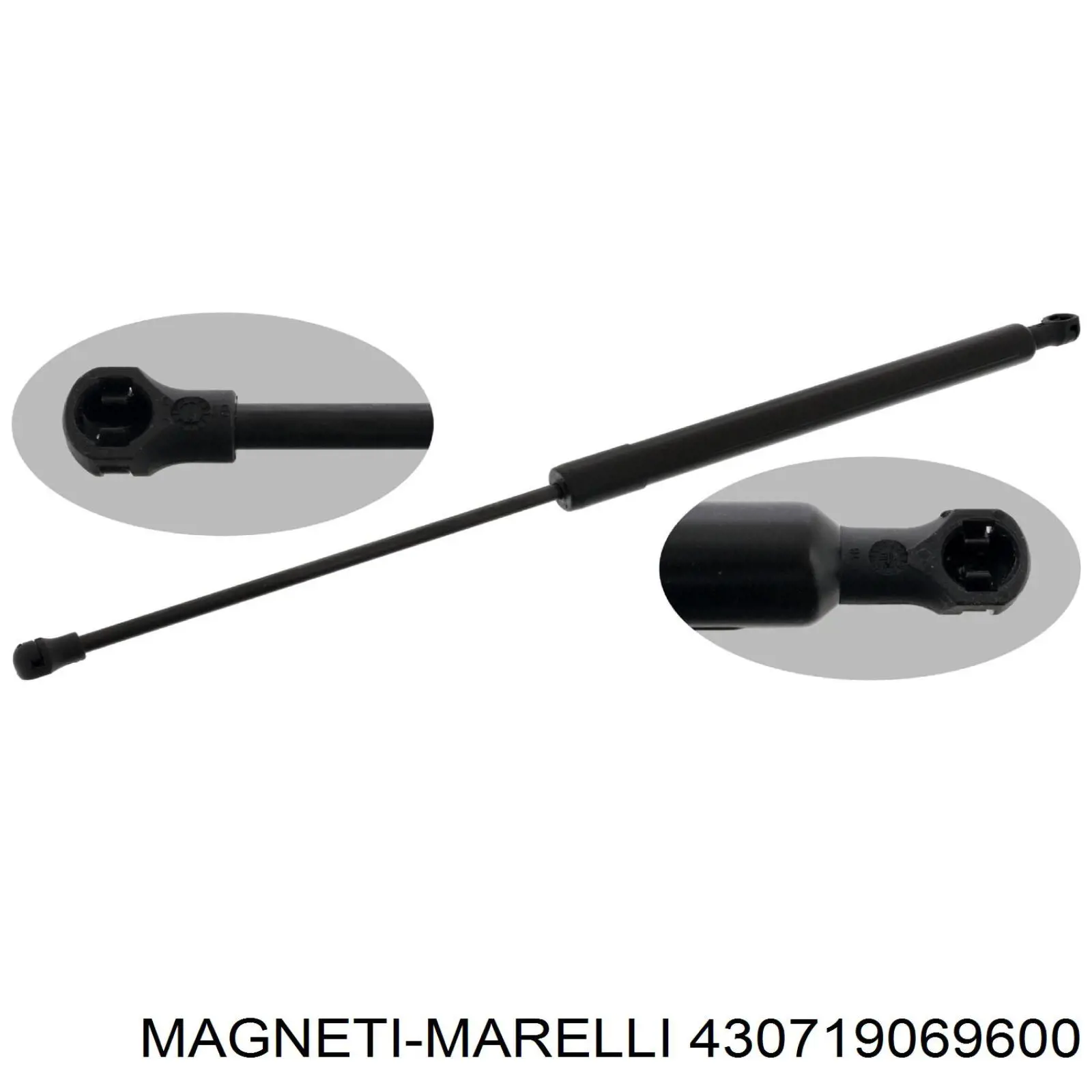 430719069600 Magneti Marelli amortecedor de tampa de porta-malas (de 3ª/5ª porta traseira)