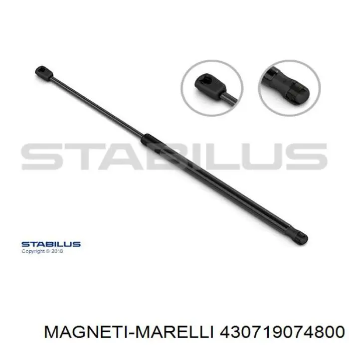 430719074800 Magneti Marelli амортизатор багажника