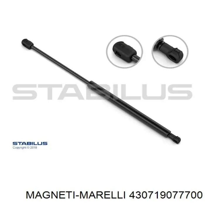 Амортизатор багажника 430719077700 Magneti Marelli