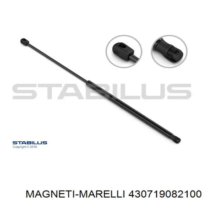 Амортизатор крышки багажника (двери 3/5-й задней) MAGNETI MARELLI 430719082100